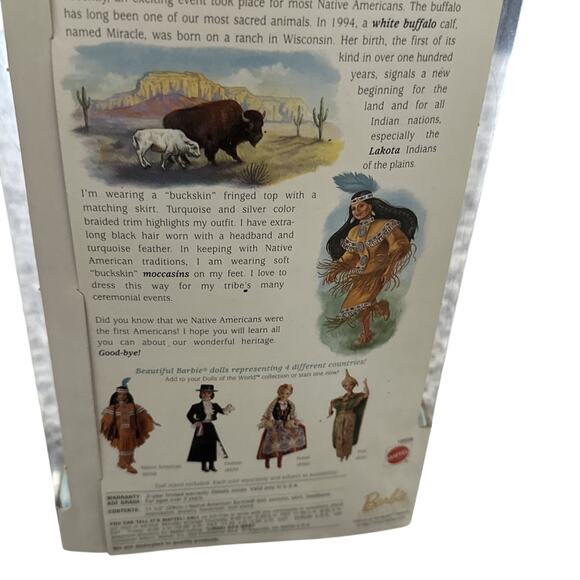 (Unopened) 1997 Barbie Collector Fourth Edition Native American - Picture 6 of 6